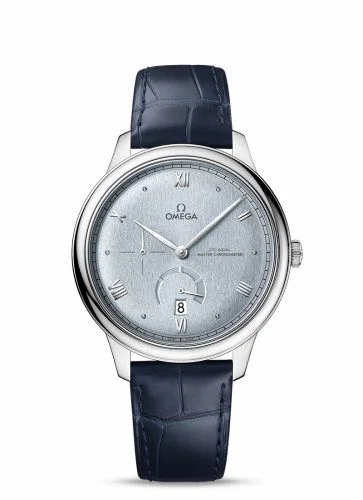 Omega De Ville Power Reserve Master Chronometer Stainless Steel / Ice Blue 434.13.41.21.03.001 (43413412103001)
